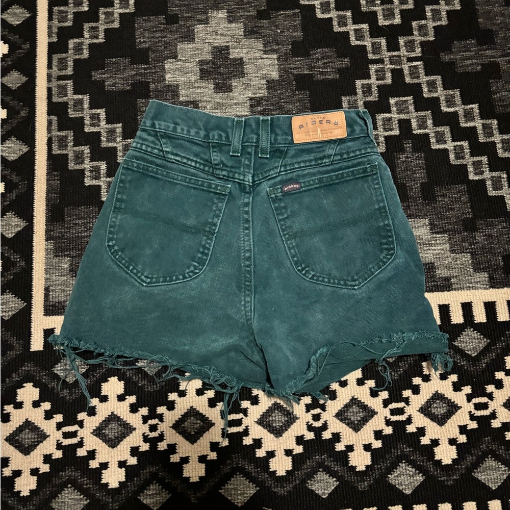 Levi's Women's Green Denim Shorts